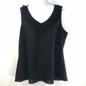 Spense Women's Black Sleeveless Tank Size XL